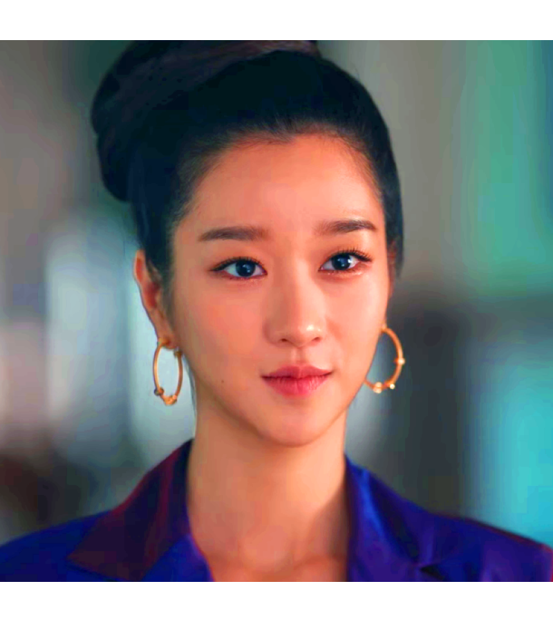 It’s Okay To Not Be Okay Seo Ye-ji Inspired Earrings 008 - ONE SIZE ONLY / Rose Gold - Earrings