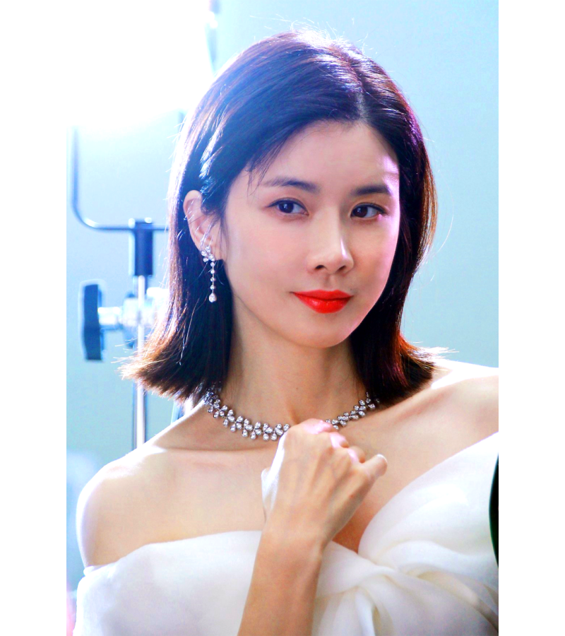 Mine Seo Hi-soo (Lee Bo-young) Inspired Earrings 015 - ONE SIZE ONLY / Silver - Earrings