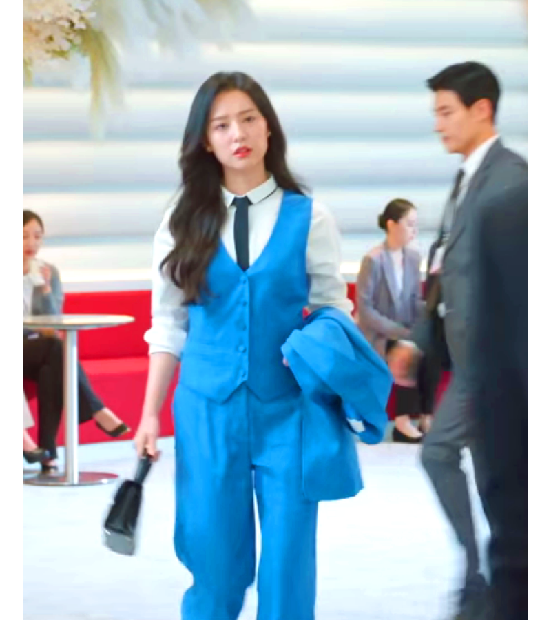 Queen of Tears Hong Hae - In (Kim Ji - won) Inspired Coat and Pants Set 001 - Outfit Sets