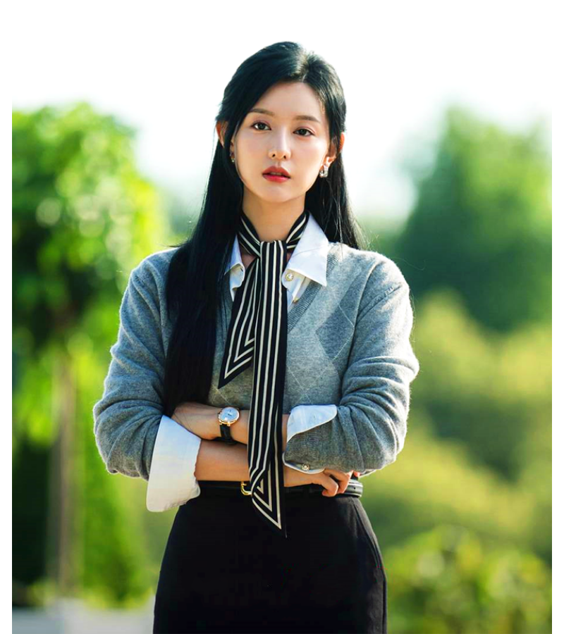 Queen of Tears Hong Hae - In (Kim Ji - won) Inspired Scarf 001 - Scarves & Shawls