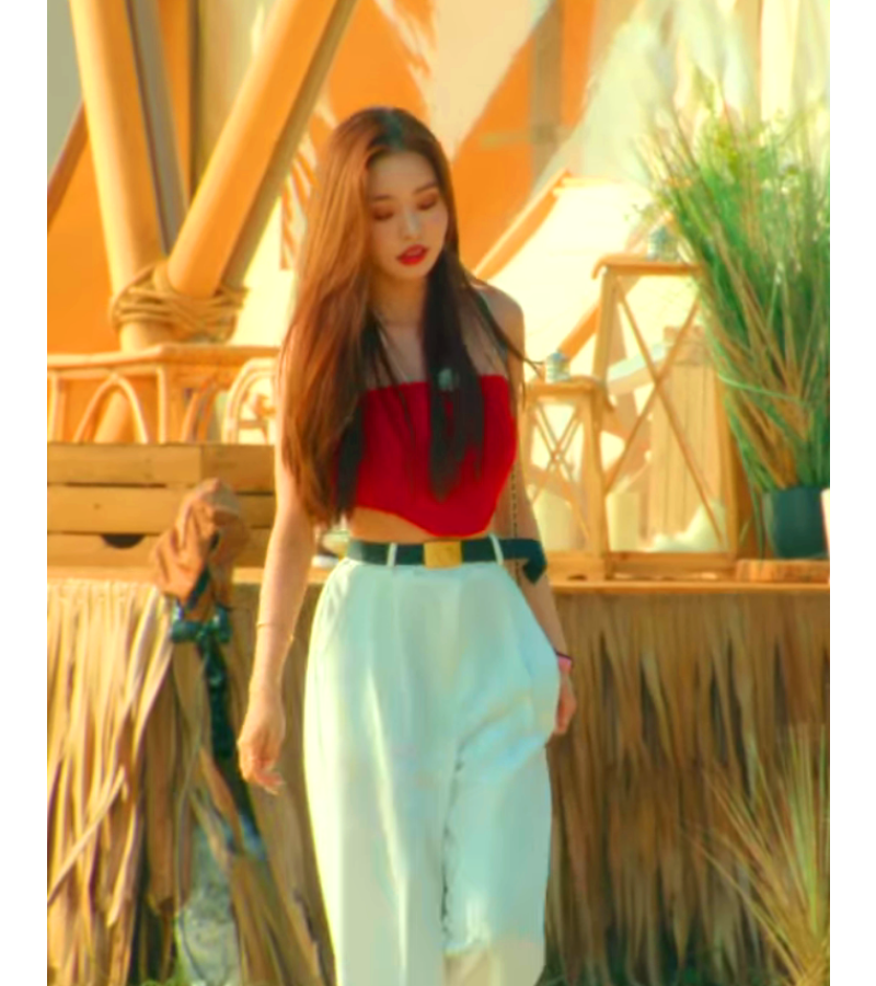 Single’s Inferno Song Ji-a Inspired Top and Pants Set 001 - Outfit Sets