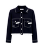 Spooky In Love Cheon Yeo-ri (Park Eun-bin) Inspired Jacket 001 - Dark Blue / Asian Petite Size XS (Normal Size XXS) - Jackets