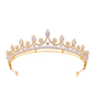 The Remarried Empress Empress Navier (Shin Min-a) Inspired Tiara Crown 003 - ONE SIZE ONLY / Gold - Accessories