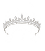 The Remarried Empress Empress Navier (Shin Min-a) Inspired Tiara Crown 003 - ONE SIZE ONLY / Silver - Accessories