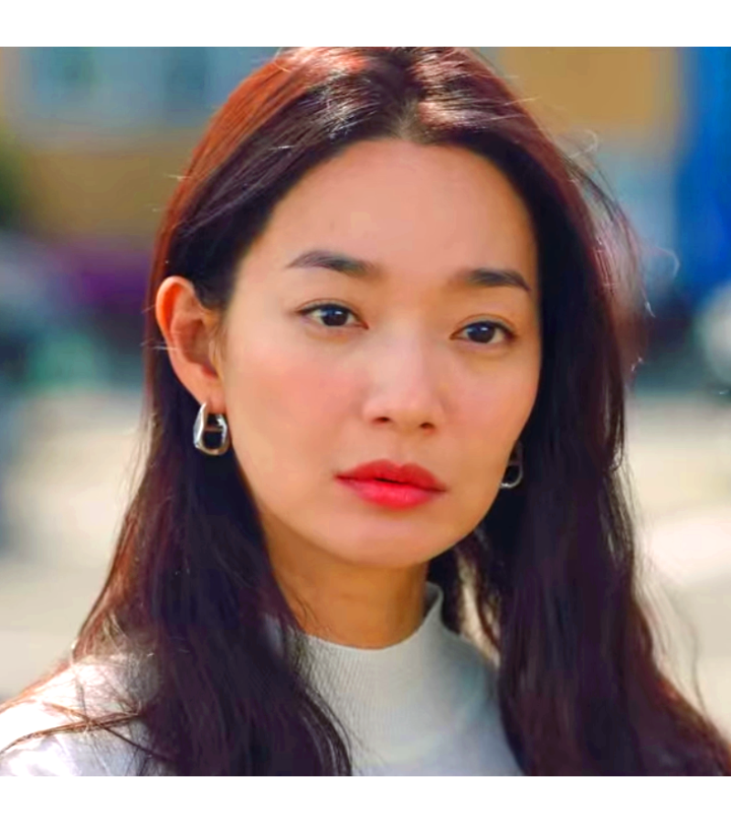 Hometown Cha-Cha-Cha Yoon Hye-jin (Shin Min-a) Inspired Earrings 001 - ONE SIZE ONLY / Silver - Earrings