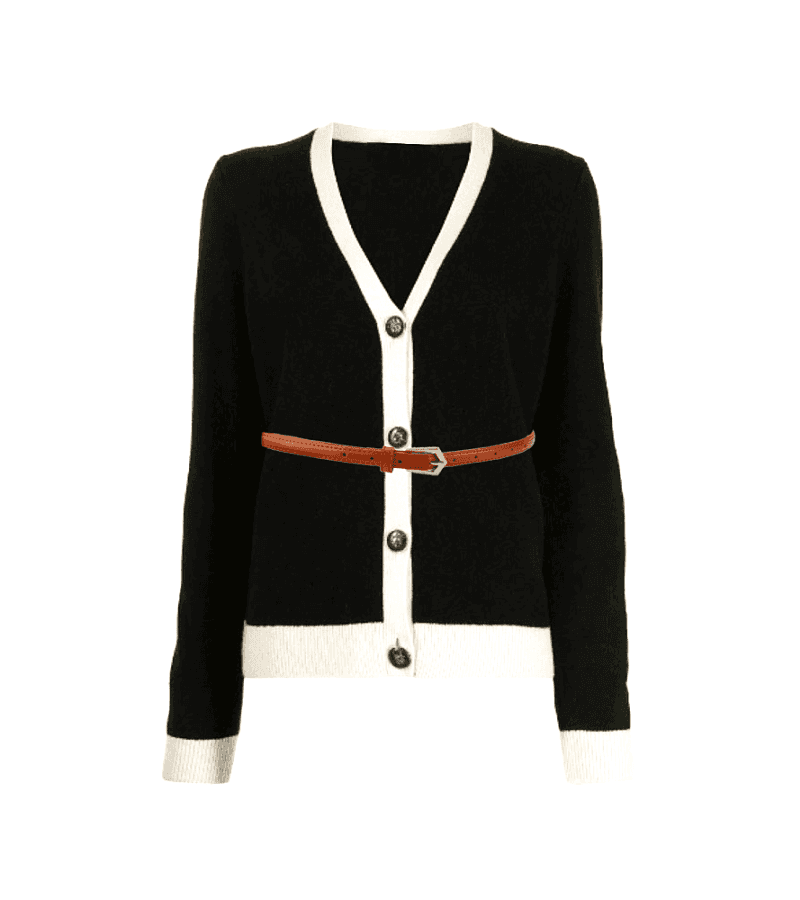 39 Thirty Nine Cha Mi-Jo (Son Ye-jin) Inspired Cardigan 001 - S / Black / Comes With Complimentary Belt (While Stocks Last!) - Coats & 