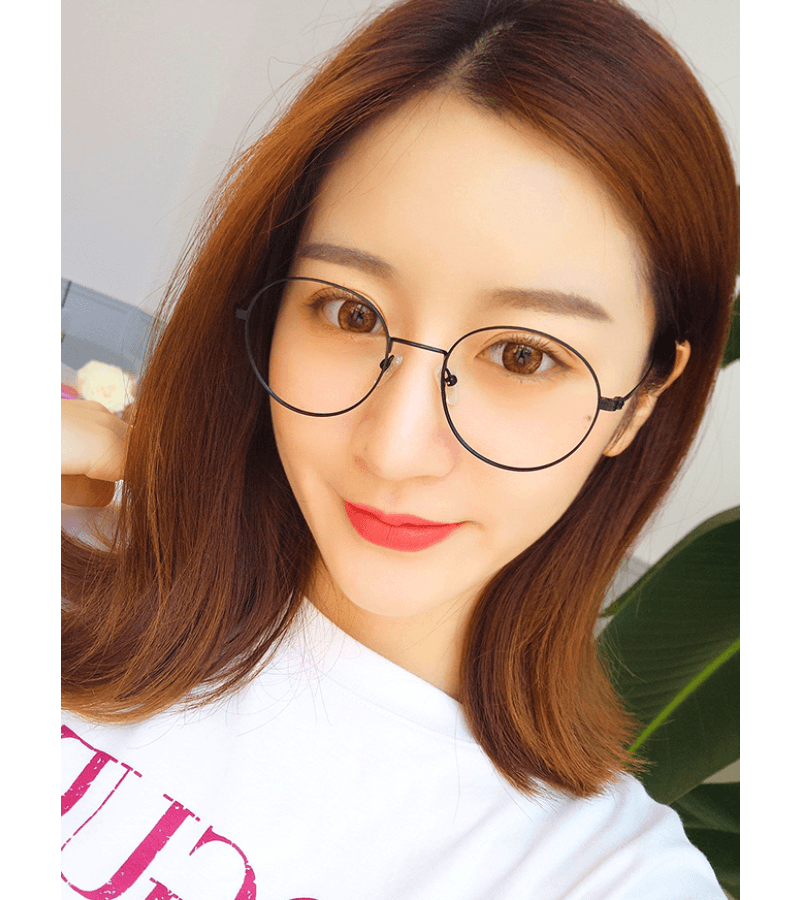 39 Thirty Nine Cha Mi-Jo (Son Ye-jin) Inspired Glasses 001 - ONE SIZE ONLY - 136 MM x 47 MM / Black - Glasses