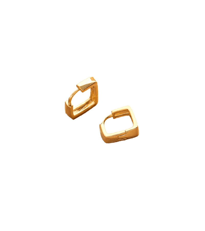 Hometown Cha-Cha-Cha Yoon Hye-jin (Shin Min-a) Inspired Earrings 006 - ONE SIZE ONLY / Gold - Earrings