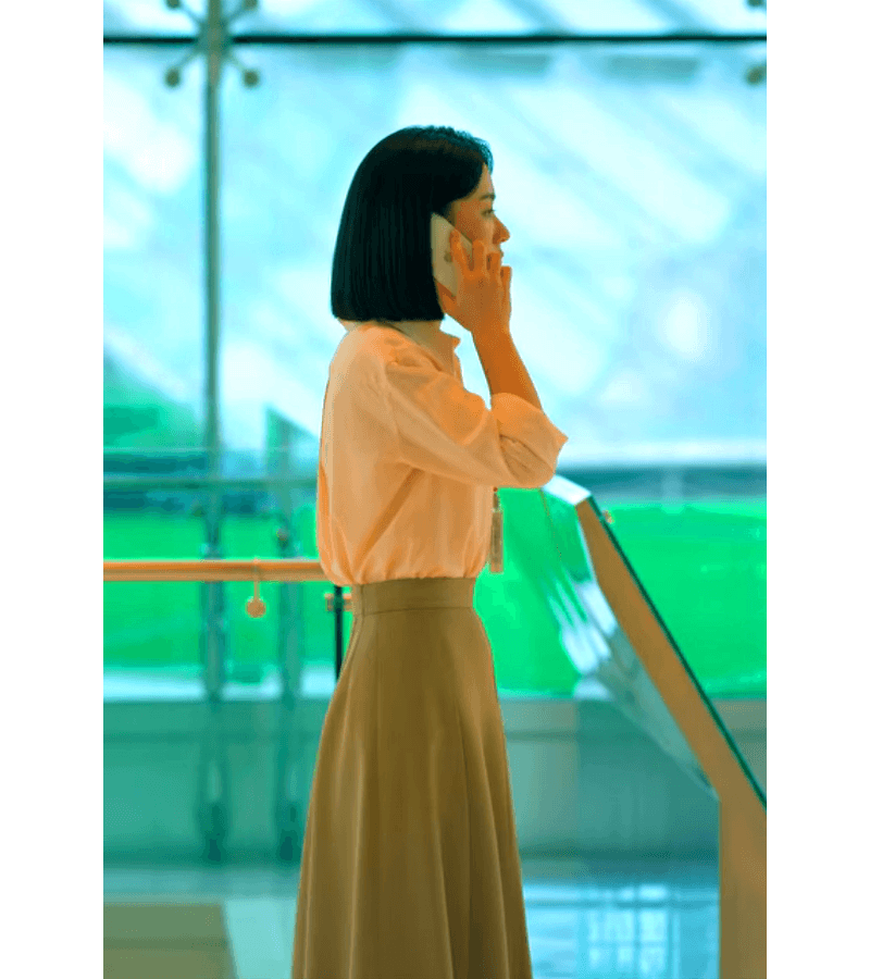 A Time Called You Kwon Min-ju / Han Jun-hee (Jeon Yeo-been / Jeon Yeo-bin) Inspired Top and Skirt Set 002 - Outfit Sets