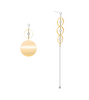 Beauty Inside Lee Da Hee Inspired Earrings 007 - ONE SIZE ONLY / Gold