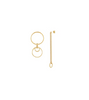 Beauty Inside Lee Da Hee Inspired Earrings 013 - ONE SIZE ONLY / Gold - Earrings