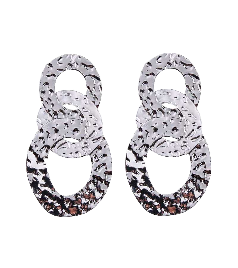 Beauty Inside Lee Da Hee Inspired Earrings 016 - ONE SIZE ONLY / Silver - Earrings
