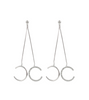 Beauty Inside Seo Hyun Jin Inspired Earrings 009 - ONE SIZE ONLY / Silver - Earrings