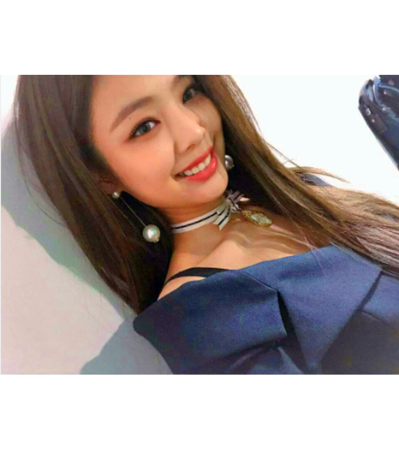 BLACKPINK Jennie Inspired Korea University Performance Earrings - Earrings
