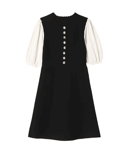 Blackpink Jisoo Inspired Dress 001 - S / Black - Dresses