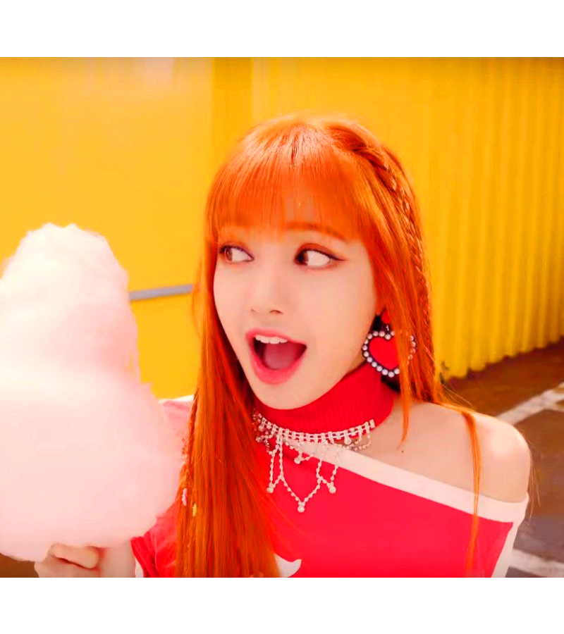 Blackpink Lisa Inspired As If Its Your Last MV Earrings - Earrings