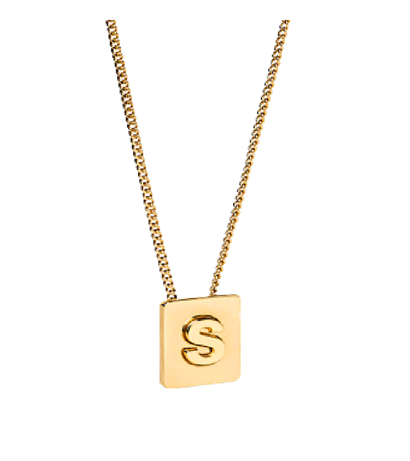 Blackpink Lisa Inspired Name Necklace 001 - S / Gold - Necklaces