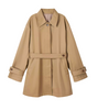 Bon Appétit Your Majesty Yeon Ji Young (Lim Yoon A) Inspired Coat 001 S / Short Coat with Oversized Fit / Camel Brown Coats