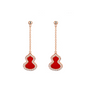 Bon Appétit Your Majesty Yeon Ji Young (Lim Yoon A) Inspired Earrings 001 Long (Same as Lim Yoon A) / Rose gold Earrings