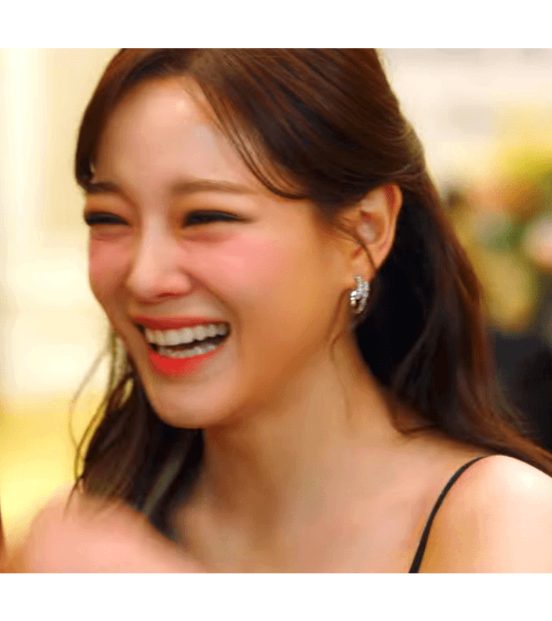 Business Proposal Shin Ha-Ri (Kim Se-Jeong) Inspired Earrings 004 - ONE SIZE ONLY / Silver - Earrings