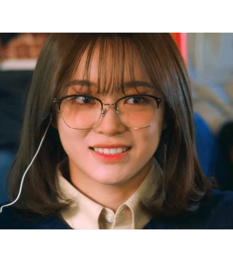A Business Proposal Shin Ha-Ri (Kim Se-Jeong) Inspired Glasses 001 - ONE SIZE ONLY / Silver - Glasses