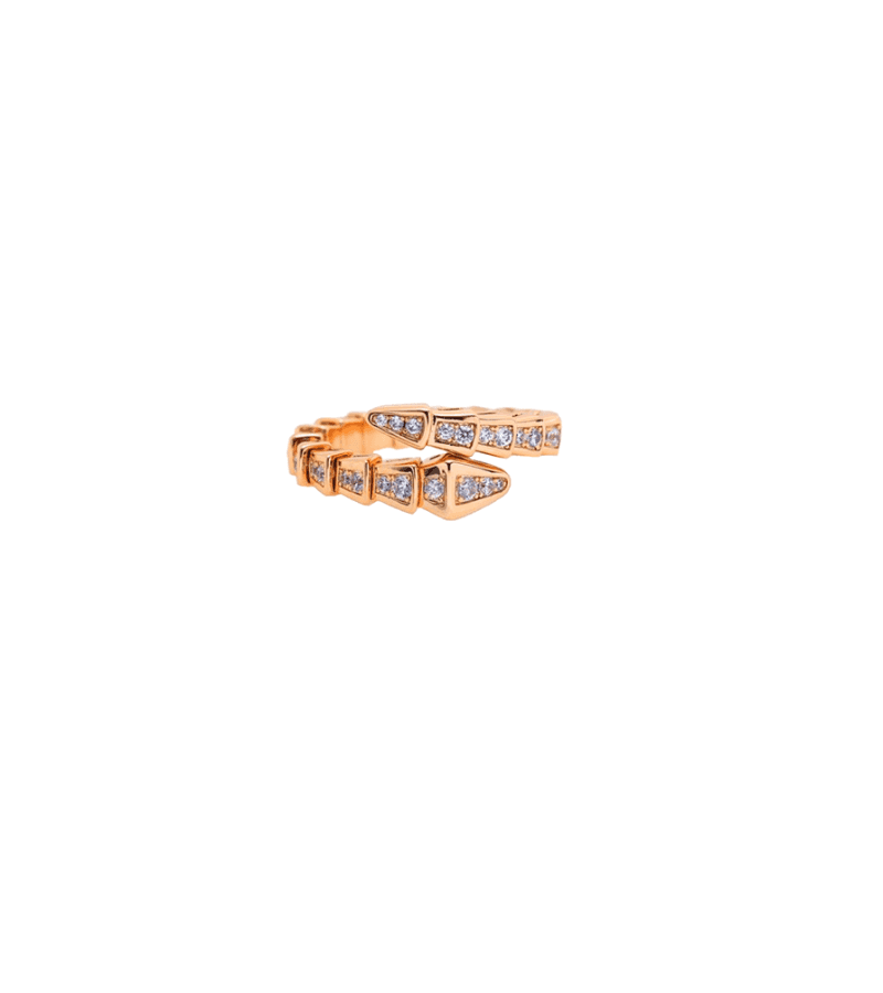 Business Proposal Shin Ha-Ri (Kim Se-Jeong) Inspired Ring 001 - Single Layer / Full Rhinestones / Rose Gold - Rings