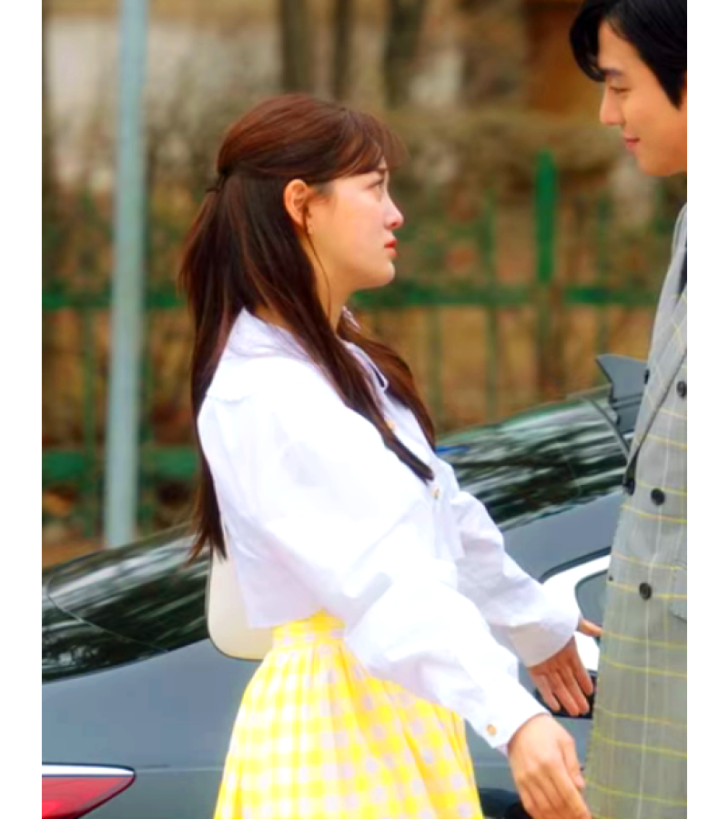 Business Proposal Shin Ha-Ri (Kim Se-Jeong) Inspired Top and Skirt Set 002 - Clothing