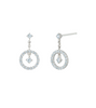 Crash Landing on You Seo Ji-hye Inspired Earrings 013 - ONE SIZE ONLY / Silver - Earrings