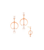 Crash Landing on You Seo Ji-hye Inspired Earrings 015 - ONE SIZE ONLY / Rose Gold - Earrings