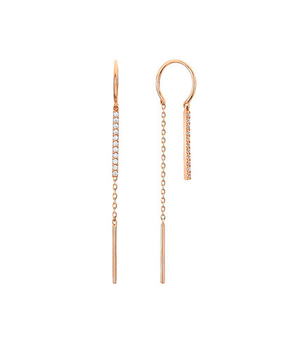 Crash Landing on You Seo Ji-hye Inspired Earrings 024 - Delivered only in March / Rose Gold - Earrings