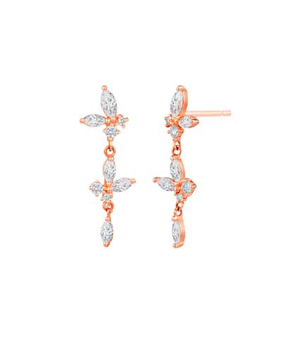 Crash Landing on You Seo Ji-hye Inspired Earrings 028 - Delivered only in Mid March / Rose Gold - Earrings