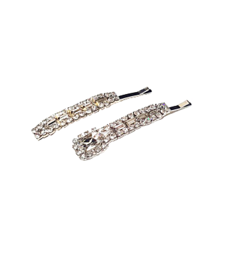 Crash Landing on You Seo Ji-hye Inspired Hair Clip 012A - Delivered only in Mid March / A Pair (1 Piece of Pattern A + 1 Piece of Pattern B)