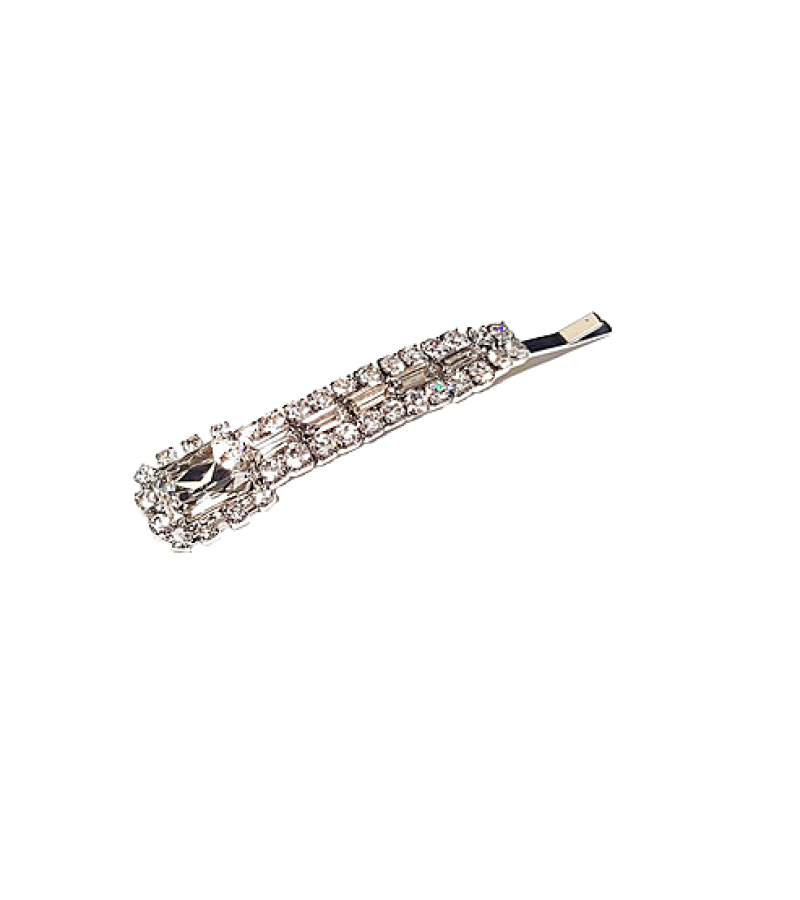 Crash Landing on You Seo Ji-hye Inspired Hair Clip 012B - Delivered only in Mid March / 1 Piece of Pattern B only / Silver - Hair