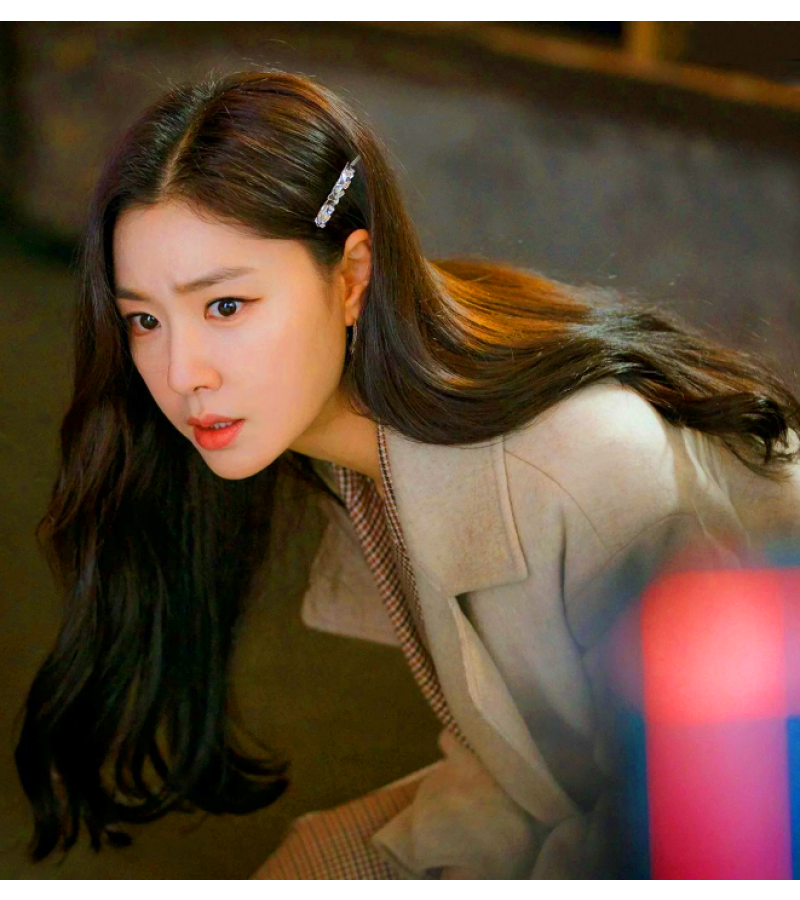 Crash Landing on You Seo Ji-hye Inspired Hair Clip 015 (Silver) - Hair Accessories
