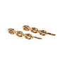 Crash Landing on You Seo Ji-hye Inspired Hair Clip 016 - Delivered only in Mid March / A Pair (Two Pieces) / Gold - Hair Accessories