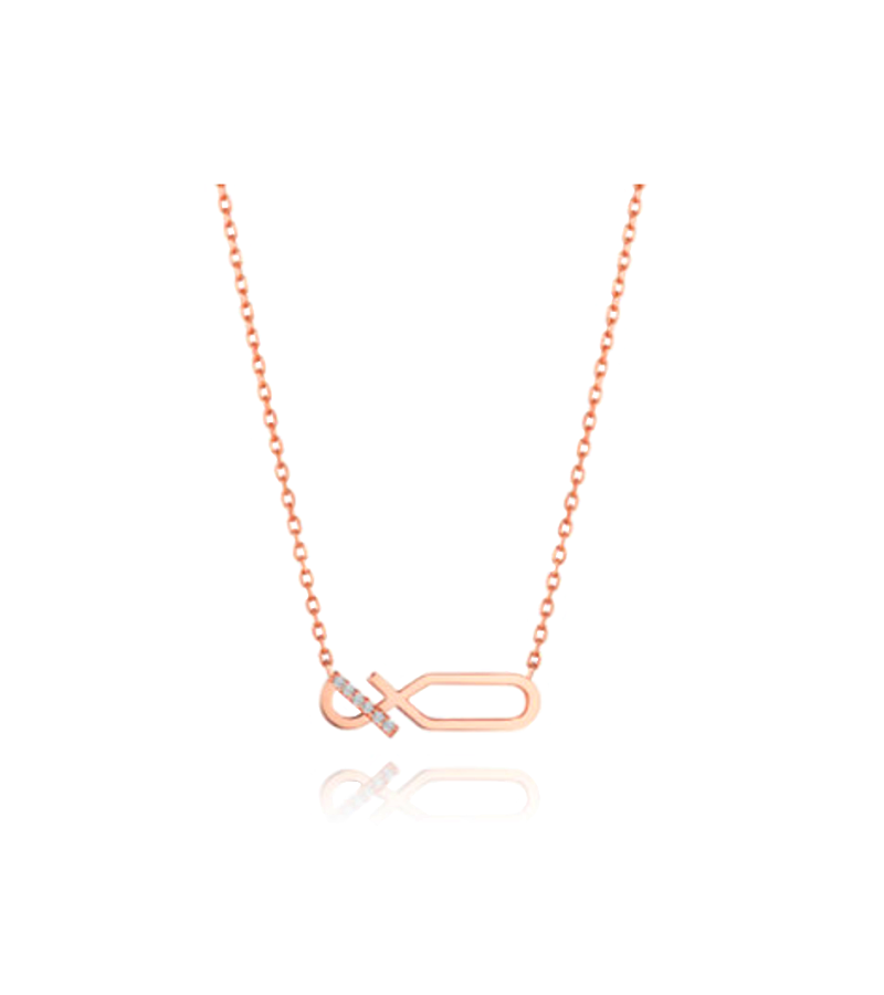Crash Landing on You Seo Ji-hye Inspired Necklace 003 - Delivered only in March / Rose Gold / Pattern B - Necklaces