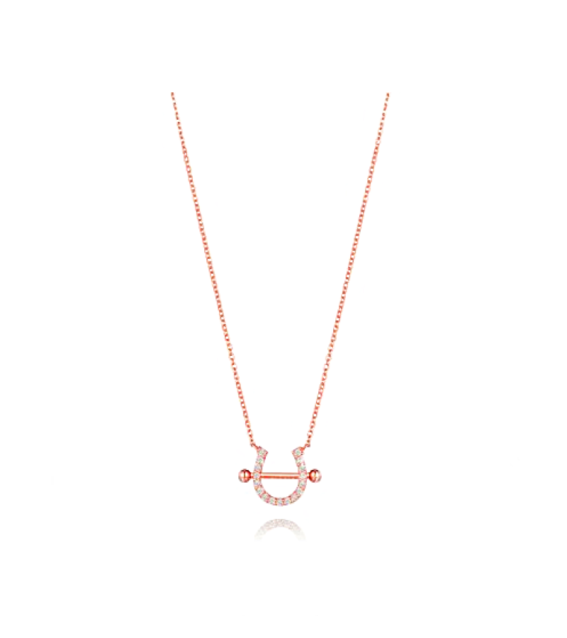 Crash Landing on You Seo Ji-hye Inspired Necklace 003 - Delivered only in March / Rose Gold / Pattern C - Necklaces