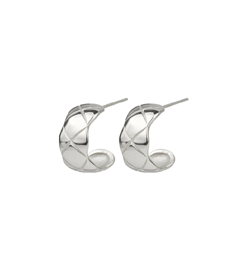 Crash Landing on You Son Ye-jin Inspired Earrings 026 - ONE SIZE ONLY / Silver - Earrings