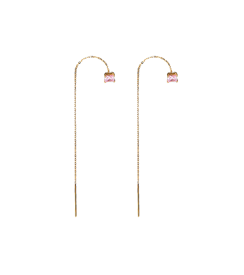 Crash Landing on You Son Ye-jin Inspired Earrings 036 - Delivered only in March / Rose Gold - Earrings