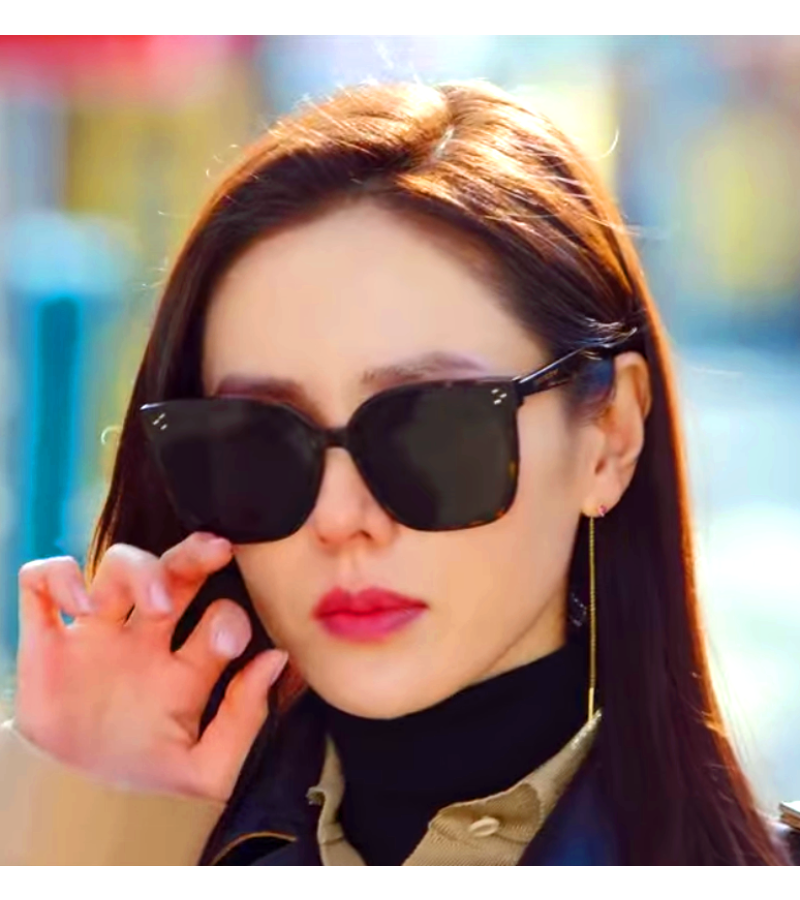 Crash Landing on You Son Ye-jin Inspired Sunglasses 005 - ONE SIZE ONLY / Tortoise Shell Prints - Sunglasses