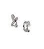 Dear X Baek Ah-jin (Kim Yoo-jung) Inspired Earrings 002 [Ear Cuff] - ONE SIZE ONLY (A Pair - Two Pieces) / Silver - Ear Cuffs