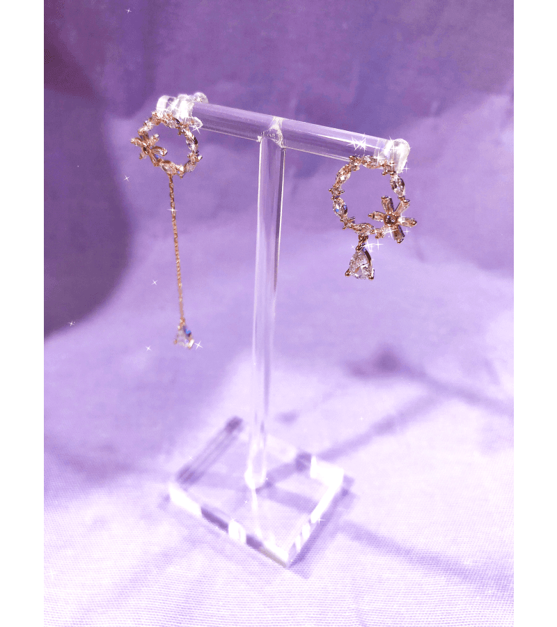 Delightful Charm Floral Korean Earrings [Valentine’s Day Collection] - Earrings