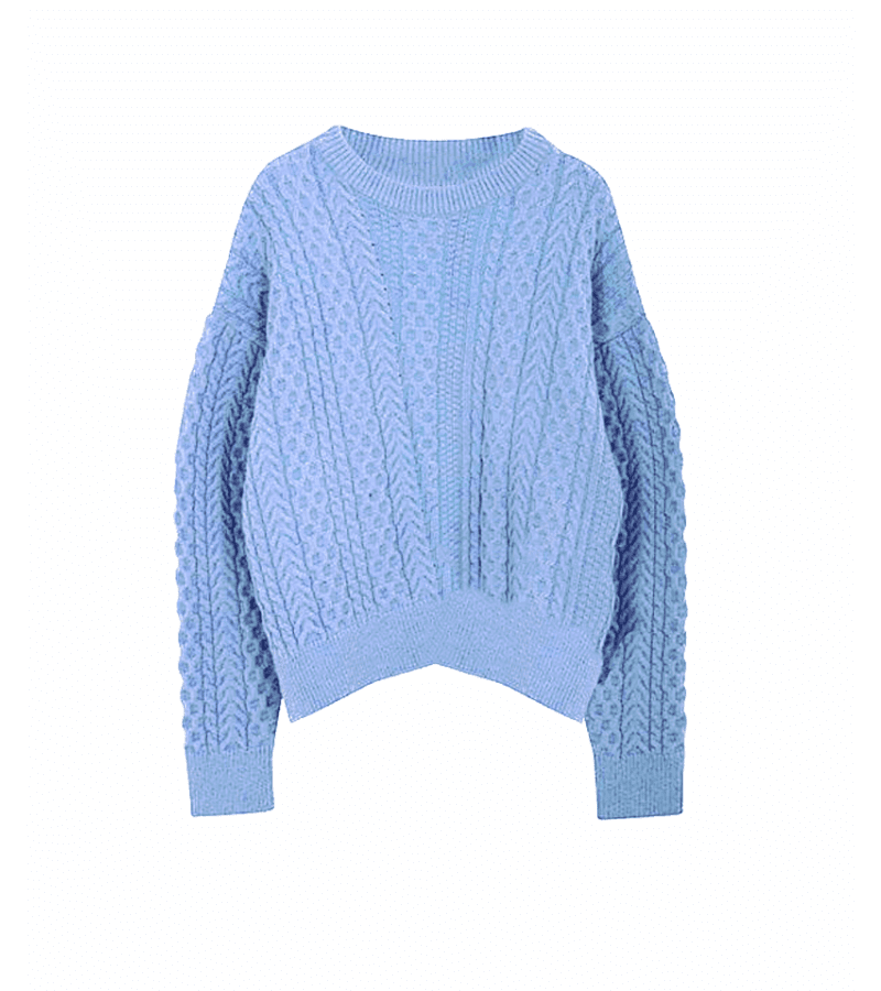 Doom At Your Service Tak Dong-kyung (Park Bo Young) Inspired Sweater 001 - Sweater / S / Light Blue - Sweaters