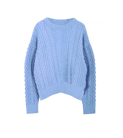 Doom At Your Service Tak Dong-kyung (Park Bo Young) Inspired Sweater 001 - Sweater / S / Light Blue - Sweaters