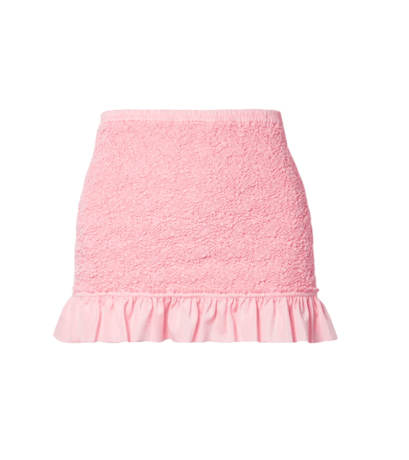Doona! Lee Doo-na (Bae Suzy) Inspired Top and Skirt Set 001 - Skirt Only / S / Pink - Outfit Sets