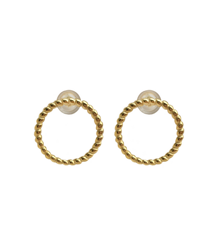 Encounter Boyfriend Song Hye Kyo Inspired Earrings 011 - ONE SIZE ONLY / Gold - Earrings