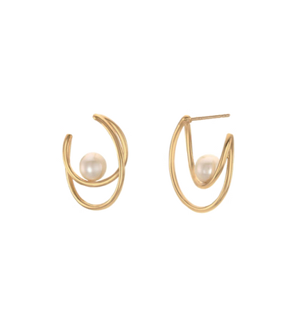 Encounter Boyfriend Song Hye Kyo Inspired Earrings 014 - ONE SIZE ONLY / Gold - Earrings