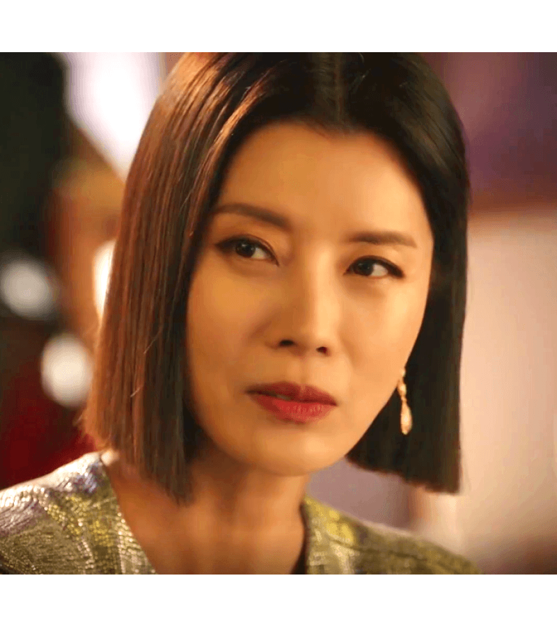 Eve Han So-Ra (Yoo Sun) Inspired Earrings 002 - ONE SIZE ONLY / Gold - Earrings