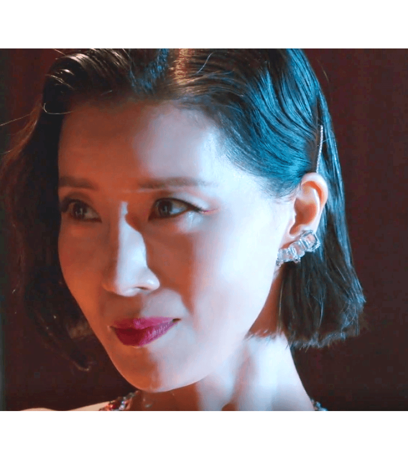 Eve Han So-Ra (Yoo Sun) Inspired Earrings 007 [EAR CUFF] - ONE SIZE ONLY / Silver - Earrings