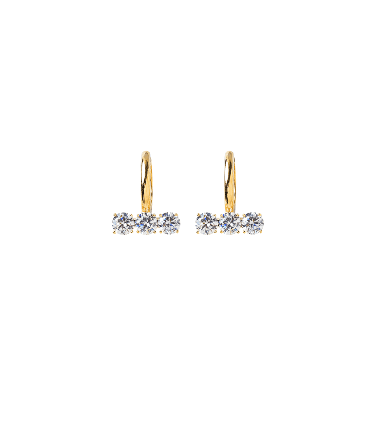 Eve Han So-Ra (Yoo Sun) Inspired Earrings 015 - ONE SIZE ONLY / Gold - Earrings